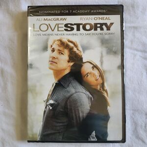 Love Story DVD 1970 Ryan O’Neal Ali McGraw drama love romance BRAND NEW